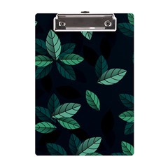 Leaves Foliage Plants Pattern A5 Acrylic Clipboard by Grandong