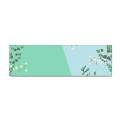 Flowers Branch Corolla Wreath Lease Sticker (bumper)