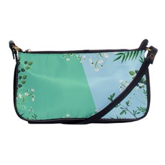 Flowers Branch Corolla Wreath Lease Shoulder Clutch Bag by Grandong