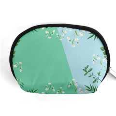 Flowers Branch Corolla Wreath Lease Accessory Pouch (medium) by Grandong