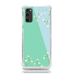 Flowers Branch Corolla Wreath Lease Samsung Galaxy S20 6 2 Inch Tpu Uv Case by Grandong