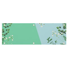 Flowers Branch Corolla Wreath Lease Banner And Sign 6  X 2  by Grandong