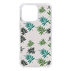 Leaves Plants Design iPhone 13 Pro TPU UV Print Case