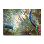 Peafowl Peacock Bird Birds Painting Art Wildlife Sticker A4 (100 pack) Front