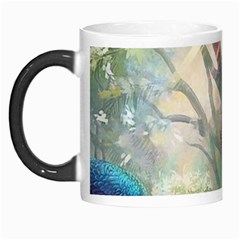 Peafowl Peacock Bird Birds Painting Art Wildlife Morph Mug by Sarkoni