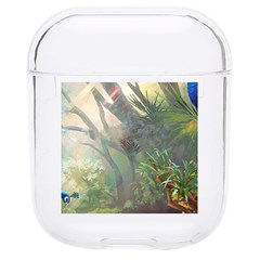 Peafowl Peacock Bird Birds Painting Art Wildlife Hard Pc Airpods 1/2 Case by Sarkoni