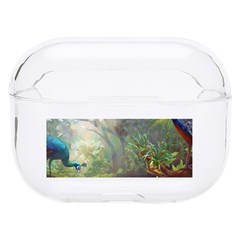 Peafowl Peacock Bird Birds Painting Art Wildlife Hard Pc Airpods Pro Case by Sarkoni