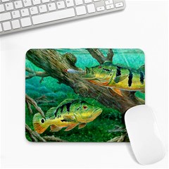 Peacock Bass Fishing Small Mousepad by Sarkoni