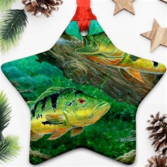 Peacock Bass Fishing Ornament (star) by Sarkoni