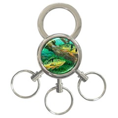 Peacock Bass Fishing 3-ring Key Chain by Sarkoni