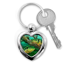 Peacock Bass Fishing Key Chain (heart) by Sarkoni