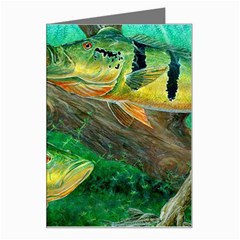 Peacock Bass Fishing Greeting Card by Sarkoni