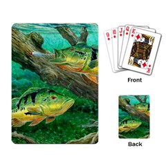 Peacock Bass Fishing Playing Cards Single Design (rectangle) by Sarkoni