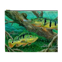 Peacock Bass Fishing Cosmetic Bag (xl) by Sarkoni