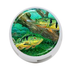 Peacock Bass Fishing 4-port Usb Hub (two Sides) by Sarkoni