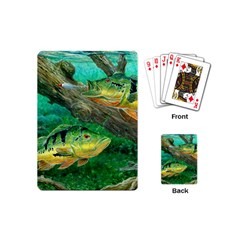 Peacock Bass Fishing Playing Cards Single Design (mini) by Sarkoni