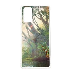 Peafowl Peacock Bird Birds Painting Art Wildlife Samsung Galaxy Note 20 Tpu Uv Case by Sarkoni