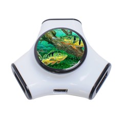 Peacock Bass Fishing 3-port Usb Hub by Sarkoni