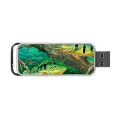 Peacock Bass Fishing Portable Usb Flash (two Sides) by Sarkoni