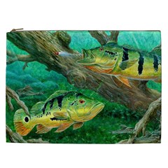 Peacock Bass Fishing Cosmetic Bag (xxl) by Sarkoni