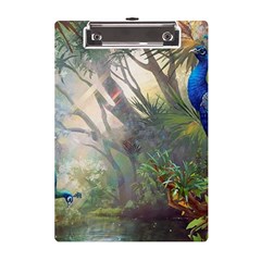 Peafowl Peacock Bird Birds Painting Art Wildlife A5 Acrylic Clipboard by Sarkoni