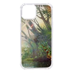 Peafowl Peacock Bird Birds Painting Art Wildlife Iphone 14 Tpu Uv Print Case by Sarkoni