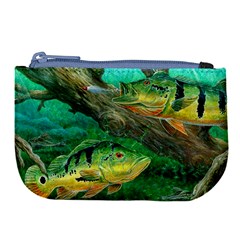 Peacock Bass Fishing Large Coin Purse by Sarkoni