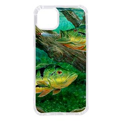 Peacock Bass Fishing Iphone 14 Plus Tpu Uv Print Case by Sarkoni