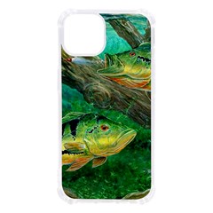 Peacock Bass Fishing Iphone 13 Tpu Uv Print Case by Sarkoni