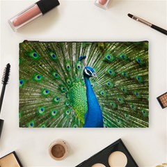 Peafowl Peacock Cosmetic Bag (large) by Sarkoni