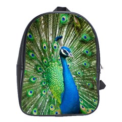 Peafowl Peacock School Bag (large) by Sarkoni