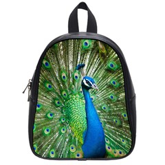 Peafowl Peacock School Bag (small) by Sarkoni