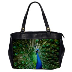 Peafowl Peacock Oversize Office Handbag by Sarkoni