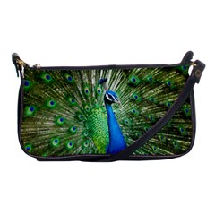 Peafowl Peacock Shoulder Clutch Bag by Sarkoni