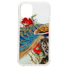 Birds Peacock Artistic Colorful Flower Painting Iphone 12 Mini Tpu Uv Print Case	 by Sarkoni