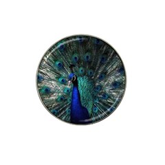 Blue And Green Peacock Hat Clip Ball Marker (4 Pack)