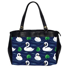 Swan-pattern-elegant-design Oversize Office Handbag (2 Sides) by Proyonanggan