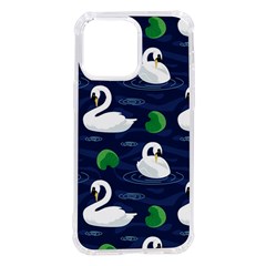 Swan-pattern-elegant-design Iphone 14 Pro Max Tpu Uv Print Case by Proyonanggan