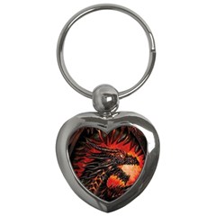 Dragon Key Chain (heart) by Ndabl3x