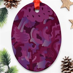 Pattern Warhola Ornament (oval) by Ndabl3x