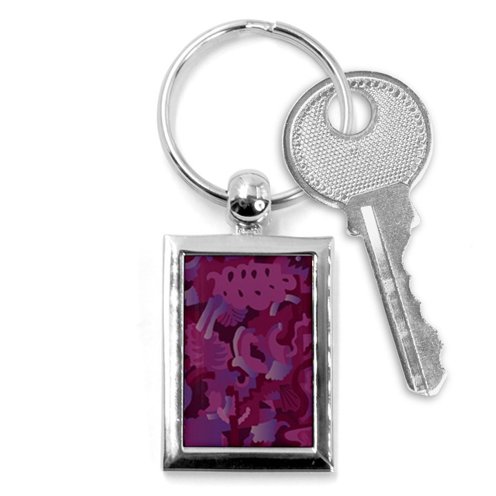 Pattern Warhola Key Chain (Rectangle)