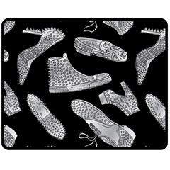 Pattern Shiny Shoes Fleece Blanket (medium) by Ndabl3x