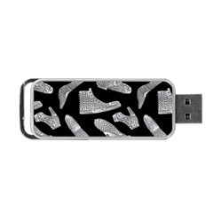 Pattern Shiny Shoes Portable Usb Flash (one Side) by Ndabl3x