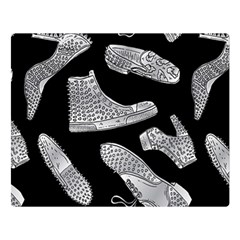 Pattern Shiny Shoes Two Sides Premium Plush Fleece Blanket (large) by Ndabl3x