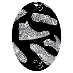 Pattern Shiny Shoes Uv Print Acrylic Ornament Oval by Ndabl3x