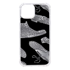 Pattern Shiny Shoes Iphone 14 Tpu Uv Print Case by Ndabl3x