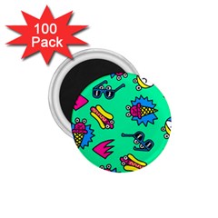 Pattern Adweek Summer 1 75  Magnets (100 Pack)  by Ndabl3x