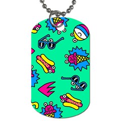 Pattern Adweek Summer Dog Tag (one Side) by Ndabl3x