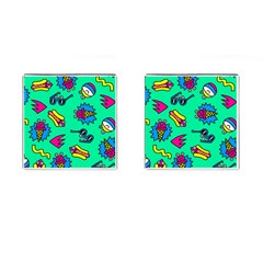 Pattern Adweek Summer Cufflinks (square)