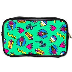 Pattern Adweek Summer Toiletries Bag (one Side) by Ndabl3x